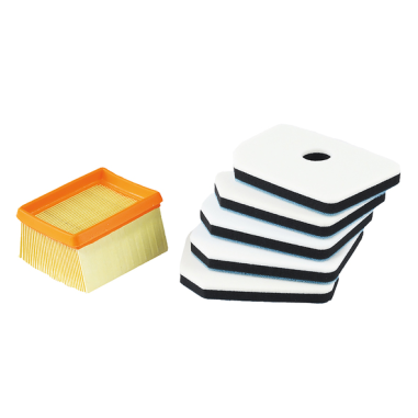 KIT 1 FILTRE AIR + 5 PREFILTRE - 957173060 - 4002829502259 - D'ORIGINE MAKITA