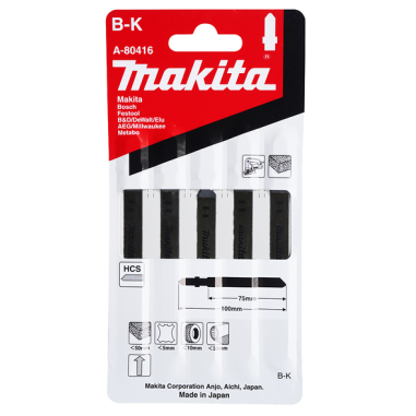 LAME N°B K POUR CUIR - A 80416 - 0088381136952 - D'ORIGINE MAKITA