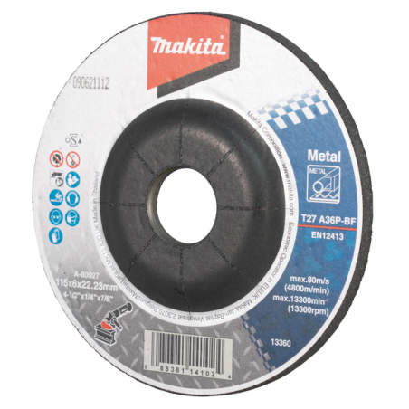 MEULE MET 115X6 A36P 2G - A 80927 - 0088381141024 - D'ORIGINE MAKITA MEULE MET 115X6 A36P 2G - A 80927 - 0088381141024 - D'ORIGINE MAKITA