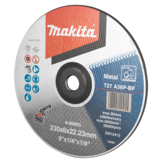 MEULE A EBARBER METAL 230X6X22,23 MM A36P - A 80955 - 0088381141055 - D'ORIGINE MAKITA 2