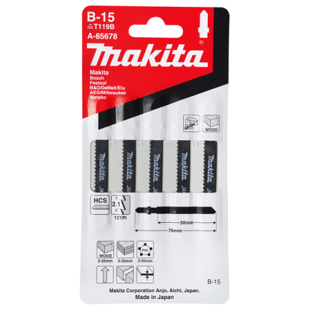LAME B15 50 2,10 (BO,PL) - A 85678 - 0088381149655 - D'ORIGINE MAKITA