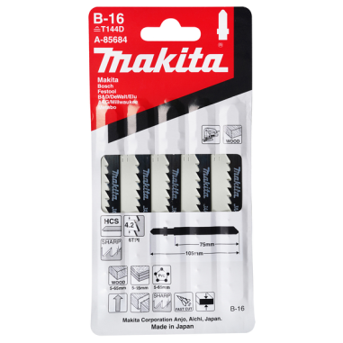 LAME B16 80 4,20 (BO,PL) (5 PCS) - A 85684 - 0088381149686 - D'ORIGINE MAKITA
