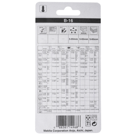 LAME B16 80 4,20 (BO,PL) (5 PCS) - A 85684 - 0088381149686 - D'ORIGINE MAKITA