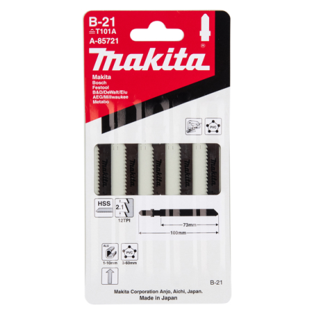LAME B21 75 2,10 (PL,AL) - A 85721 - 0088381149624 - D'ORIGINE MAKITA