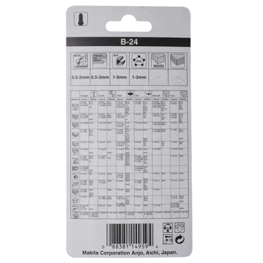 LAME B24 50 0,80 (PL,AL,OX) - A 85759 - 0088381149594 - D'ORIGINE MAKITA