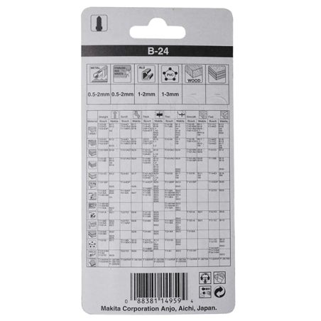 LAME B24 50 0,80 (PL,AL,OX) - A 85759 - 0088381149594 - D'ORIGINE MAKITA