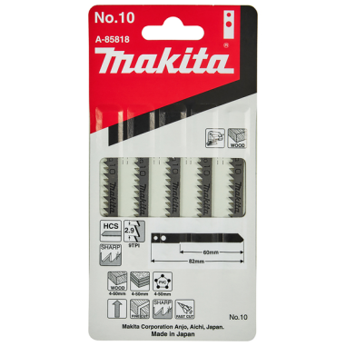 LAME 10 60 2,80 (BO,PL) - A 85818 - 0088381149488 - D'ORIGINE MAKITA