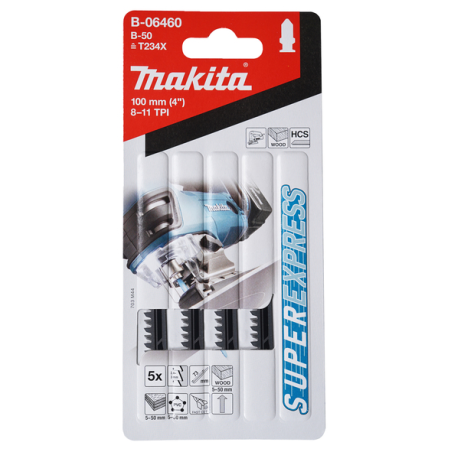 LAME B50 S.EXPRESS BOIS (5P) - B 06460 - 0088381276702 - D'ORIGINE MAKITA