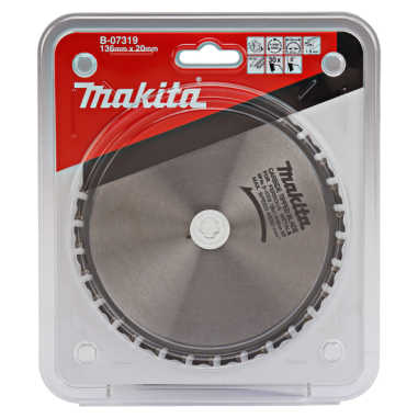 LAME TCT BA 136-20-30 METAL - B 07319 - 0088381312806 - D'ORIGINE MAKITA