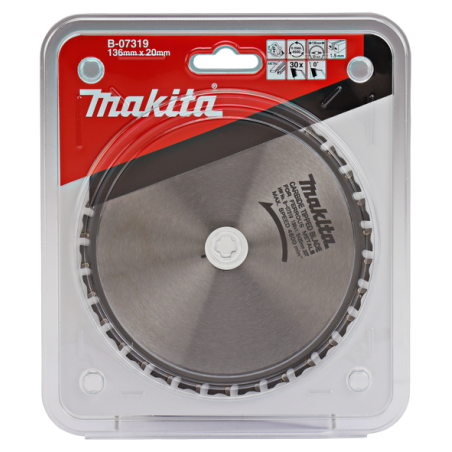 LAME TCT BA 136-20-30 METAL - B 07319 - 0088381312806 - D'ORIGINE MAKITA