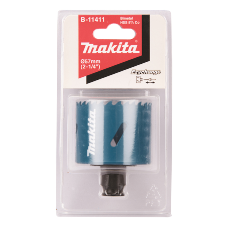 SCIE CLOCHE BIM 57mm EZYCHANGE - B 11411 - 0088381352468 - D'ORIGINE MAKITA SCIE CLOCHE BIM 57mm EZYCHANGE - B 11411 - 0088381352468 - D'ORIGINE MAKITA