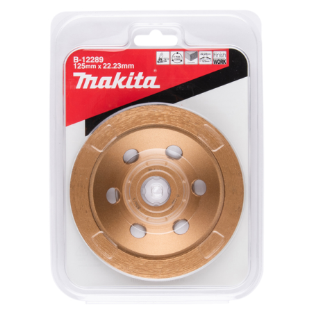 PLATEAU DIAMANT FINITION 125 MM - B 12289 - 0088381354042 - D'ORIGINE MAKITA