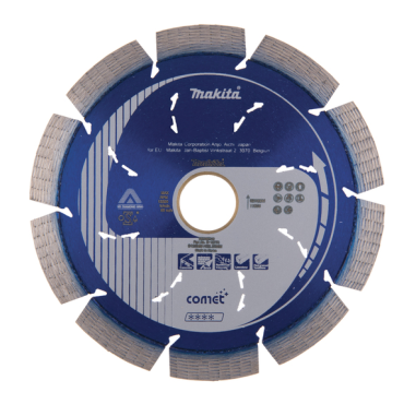 DISQUE DIAMANT COMET 3DDG 125X22,23 MM / B 12778 / 0088381355513 - D'ORIGINE MAKITA