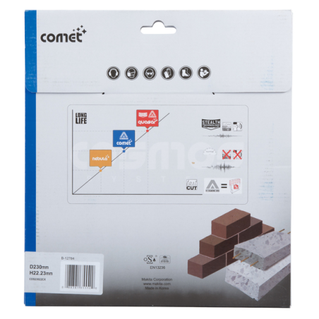 DISQUE DIAMANT COMET 3DDG 230X22,23 MM / B 12784 / 0088381355520 - D'ORIGINE MAKITA