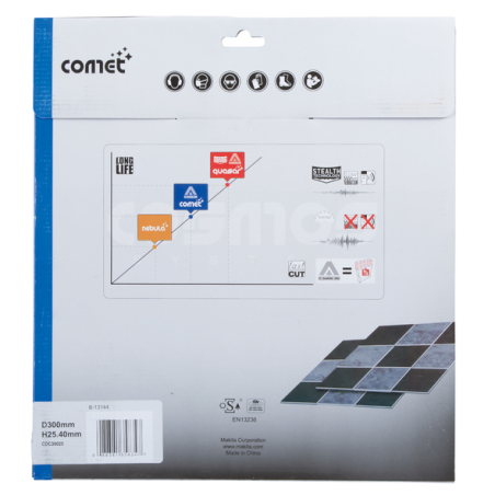 DISQUE DIAMANTE COMET300 JANTE CONTINUE / B 13144 / 0088381358347 - D'ORIGINE MAKITA