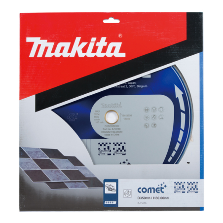 DISQUE DIAMANTE COMET350 JANTE CONTINUE / B 13150 / 0088381358354 - D'ORIGINE MAKITA