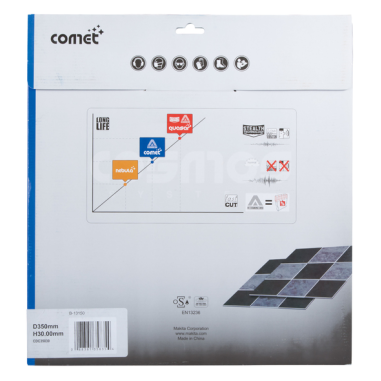 DISQUE DIAMANTE COMET350 JANTE CONTINUE / B 13150 / 0088381358354 - D'ORIGINE MAKITA