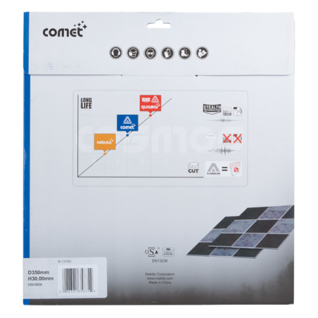 DISQUE DIAMANTE COMET350 JANTE CONTINUE / B 13150 / 0088381358354 - D'ORIGINE MAKITA