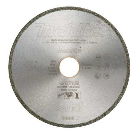 DISQUE DIAMANTE COMET125 ELECTRO SOUDE / B 13188 / 0088381358385 - D'ORIGINE MAKITA