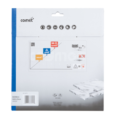 DISQUE DIAMANTE COMET230 ELECTRO SOUDE / B 13219 / 0088381358415 - D'ORIGINE MAKITA