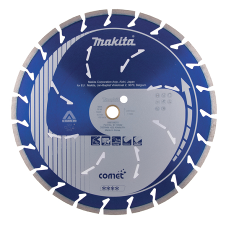 DISQUE DIAMANT COMET 3DDG 350X20/25,4 MM / B 13552 / 0088381359269 - D'ORIGINE MAKITA
