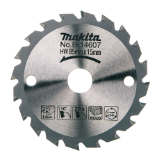 LAME CARBURE 85MM 15 20D HS300 - B 14607 - 0088381362689 - D'ORIGINE MAKITA