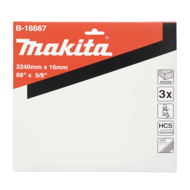 LAME 16 POUR BOIS (3PCS) - B 16667 - 0088381366731 - D'ORIGINE MAKITA