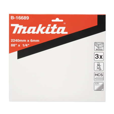 LAME 6 (3PCS) - B 16689 - 0088381366755 - D'ORIGINE MAKITA
