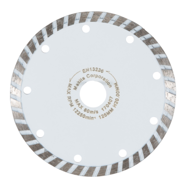 DISQUE DIAMANT CRENELE 125x20MM / B 16748 / 0088381367318 - D'ORIGINE MAKITA