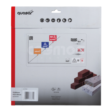 DISQUE DIAMANTE QUASAR300 3D SILENCIEUX / B 17588 / 0088381368841 - D'ORIGINE MAKITA