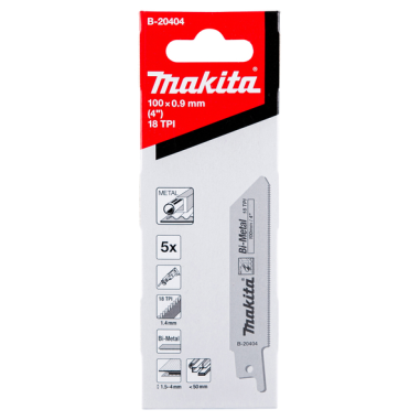 LAME METAL 100mm (1,5 4) - B 20404 - 0088381375993 - D'ORIGINE MAKITA