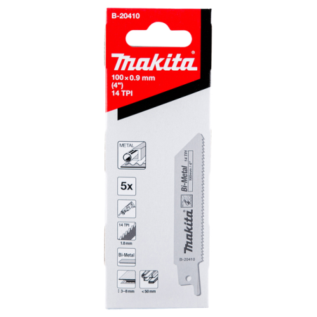 LAME METAL 100mm (3 8) - B 20410 - 0088381376006 - D'ORIGINE MAKITA