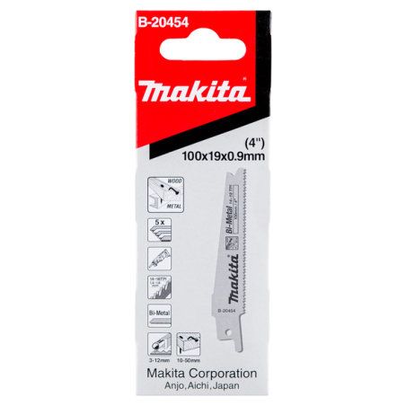 LAME BOIS-METAL 100mm (3 8) - B 20454 - 0088381376044 - D'ORIGINE MAKITA