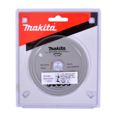 DISQUE DIAMANT EAU 85X15X1.8 JC/A,E / B 21098 / 0088381399777 - D'ORIGINE MAKITA