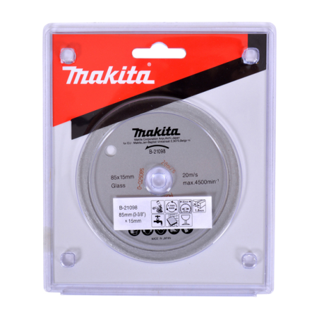 DISQUE DIAMANT EAU 85X15X1.8 JC/A,E / B 21098 / 0088381399777 - D'ORIGINE MAKITA