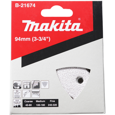 ASSORTIMENT TRIANGLE PEINTURE (10 PCS) / B 21674 / 0088381401135 - D'ORIGINE MAKITA