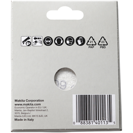ASSORTIMENT TRIANGLE PEINTURE (10 PCS) / B 21674 / 0088381401135 - D'ORIGINE MAKITA