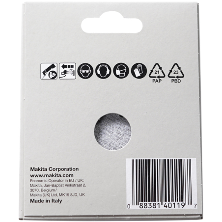 ASSORTIMENT TRIANGLE PIERRE/VERRE (10 PCS) / B 21733 / 0088381401197 - D'ORIGINE MAKITA