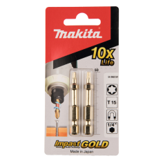 EMBOUT T15 50"IMPACTGOLD"2PC / B 28232 / 0088381414159 - D'ORIGINE MAKITA 2