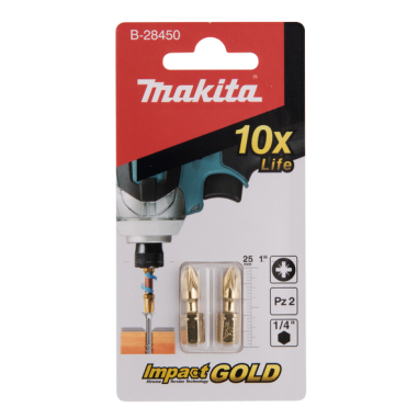 EMBOUT POZIDRIV 2 25MM 2PCS / B 28450 / 0088381414371 - D'ORIGINE MAKITA