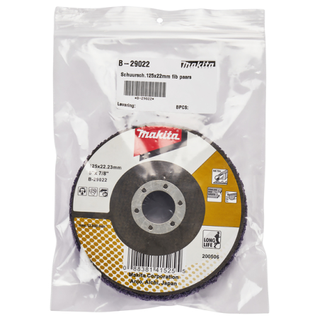 DISQUE DE DECAPAGE VIOL125 / B 29022 / 0088381415255 - D'ORIGINE MAKITA