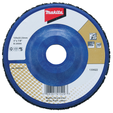 DISQUE DE DECAPAGE NOIR125 / B 29066 / 0088381415293 - D'ORIGINE MAKITA