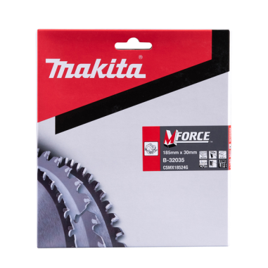 LAME CARBURE 185 30 24D M FORCE - B 32035 - 3240890933546 - D'ORIGINE MAKITA