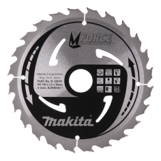 LAME CARBURE MFORCE BOIS 190X30MM 24D - B 32041 - 0088381336048 - D'ORIGINE MAKITA