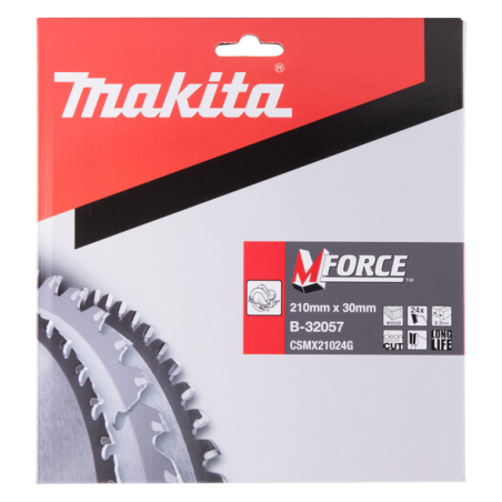 LAME CARBURE MFORCE BOIS 210X30MM 24D - B 32057 - 0088381420860 - D'ORIGINE MAKITA
