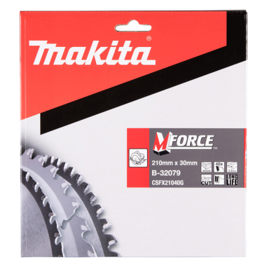 LAME CARBURE MFORCE BOIS 210X30MM 40D - B 32079 - 0088381420884 - D'ORIGINE MAKITA