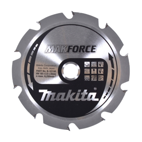 LAME TCT PO MAK 165-20-10 BOIS - B 32100 - 3240890933591 - D'ORIGINE MAKITA