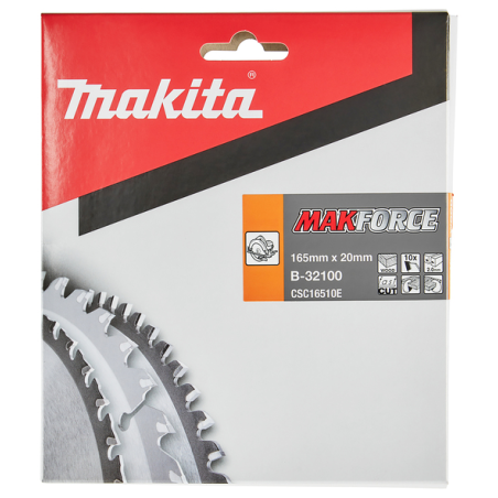 LAME TCT PO MAK 165-20-10 BOIS - B 32100 - 3240890933591 - D'ORIGINE MAKITA