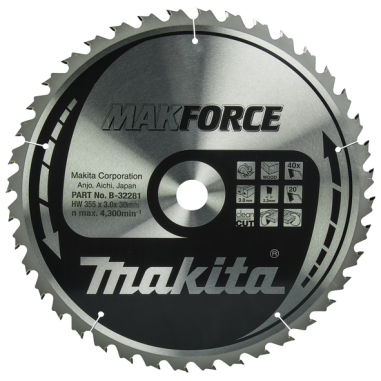LAM TCT PO MAK 355-30-40 BOIS - B 32281 - 0088381421096 - D'ORIGINE MAKITA