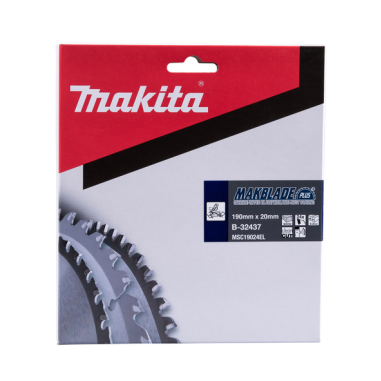 LAME TCT ST MAK+ 190-20-24 BOIS - B 32437 - 0088381421249 - D'ORIGINE MAKITA